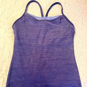 Lululemon purple athletic tank top